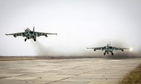 Nhìn gần cường kích Su-25SM Nga tập trận ở Viễn Đông