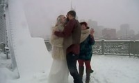 Kết hôn giữa bão tuyết lớn lịch sử ở Mỹ