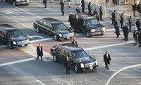 Đoàn xe hộ tống Tổng thống Mỹ Obama