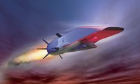 Đồ họa tên lửa siêu thanh X-51 của Mỹ. Ảnh: DARPA.