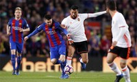 Messi đóng vai trò quyết định trong chiến thắng của Barca. Ảnh: Reuters.