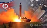 Một vụ thử tên lửa hành trình đất đối hạm mới của Triều Tiên. Nguồn: YONHAP/TTXVN.