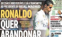Dính nghi án trốn thuế, Ronaldo đùng đùng đòi rời Real
