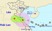Áp thấp nhiệt đới giật cấp 8 đổ bộ Hà Tĩnh-Quảng Bình