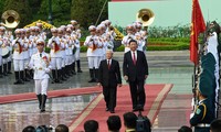 Toàn cảnh lễ đón trọng thể Chủ tịch Trung Quốc Tập Cận Bình