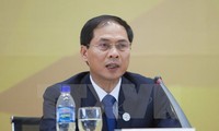 Thứ trưởng Thường trực Bộ Ngoại giao Bùi Thanh Sơn. (Ảnh: TTXVN).