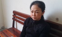 ​Bà Dương Thị Mỹ Trang tại cơ quan điều tra.
