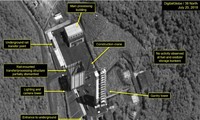 Hình ảnh chụp từ vệ tinh bãi thử Sohae. Ảnh: 38 North.