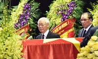 Lãnh đạo Đảng, Nhà nước chào Chủ tịch nước Trần Đại Quang lần cuối