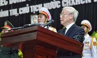 Tổng Bí thư đọc điếu văn tiễn biệt Chủ tịch nước Trần Đại Quang