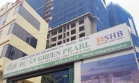 Chủ đầu tư quảng bá dự án Green Pearl 378 Minh Khai là "viên ngọc giữa lòng thành phố". Tuy nhiên, mới đây Thanh tra Chính phủ đã chỉ ra loạt sai phạm tại dự án này. Ảnh: Ninh Phan.