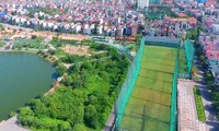 Tận thấy khu đất công biến thành sân tập golf ở Bắc Giang