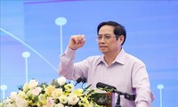 Thủ tướng Phạm Minh Chính phát biểu. Ảnh: Dương Giang/TTXVN.