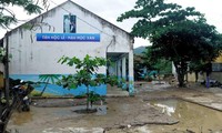 Trường Tiểu học Phước Đồng- nơi có một em học sinh lớp 4 tử vong do lũ