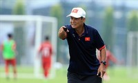 HLV Mai Đức Chung khẳng định quyết tâm đoạt HCV của đội tuyển bóng đá nữ. 