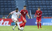 Quang Hải và các cầu thủ đá chính ở trận đấu với UAE sẽ được nghỉ ngơi trong ngày hôm nay. Ảnh Hữu Phạm