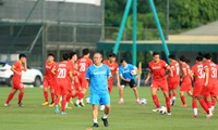 HLV Park Hang-Seo gặp nhiều khó khăn ở Vòng loại cuối World Cup 2022 do đội tuyển Việt Nam có nhiều ca chấn thương. Ảnh Anh Đoàn