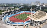 Sân Mỹ Đình thời gian qua được cải tạo để chuẩn bị cho trận đấu của đội tuyển Việt Nam ở Vòng loại cuối World Cup 2022. 