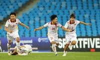 U23 Việt Nam đã giành chiến thắng đầy nỗ lực trước U23 Timor Leste để giành vé vào Chung kết giải U23 Đông Nam Á. (ảnh Bé Tuấn)