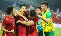 U23 Việt Nam đã đặt một chân vào Bán kết sau trận thắng 1-0 U23 Myanmar (ảnh Trọng Tài)