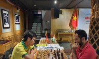 Giải cờ vua quốc tế Hà Nội diễn ra thành công với các kỳ thủ Việt Nam. (ảnh Anh Quỳnh)
