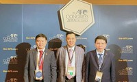 TTK Lê Hoài Anh (ngàoi cùng bên phải) sẽ không tranh cử tại đại hội 9 VFF. (ảnh Anh Đoàn)