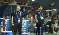 Trước Singapore, HLV Park Hang-seo lần đầu thay đổi hàng loạt vị trí trong đội hình chính thức của đội tuyển Việt Nam ở một giải đấu quan trọng. (ảnh Hữu Phạm)