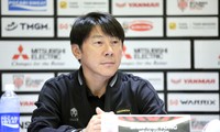 HLV Shin Tae-yong tự tin Indonesia sẽ vượt qua đội tuyển Việt Nam tại Mỹ Đình. (ảnh Hữu Phạm)