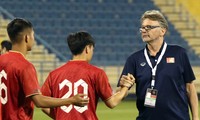 U23 Việt Nam thua cả 3 trận tại Doha Cup 2023 nhưng "đi đúng hướng" theo nhận xét của HLV Troussier. (ảnh Anh Đoàn)