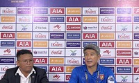 HLV Tetsuro Uki cho biết Myanmar mong gặp lại Việt Nam ở SEA Games 32 (ảnh Tiểu Phùng)