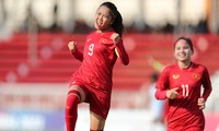 Huỳnh Như là niềm cảm hứng của đội tuyển nữ ở SEA Games 32 (ảnh Hữu Phạm)