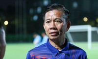 HLV Hoàng Anh Tuấn tin Olympic Việt Nam có thể giành điểm trước Iran (ảnh Anh Đoàn)