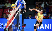 Đội tuyển bóng chuyền nữ Việt Nam lần đầu giành HCĐ một giải thế giới (ảnh FIVB)