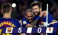 Vắng Messi, Barca vẫn thắng 5 sao ở Cúp Nhà vua