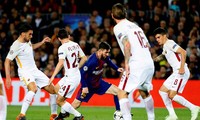 Bi kịch &apos;đốt đền&apos;, AS Roma thua thảm Barca ở tứ kết Champions League