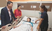 Nữ tuyển thủ Việt Nam nhập viện sau 120 phút kịch chiến Thái Lan
