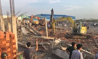 Hiện trường vụ sập tường khiến hàng chục người thương vong ở Đồng Nai