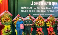 Công bố quyết định thành lập Hải đội Dân quân thường trực tỉnh Kiên Giang