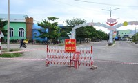 Thị xã An Nhơn (Bình Định) là địa phương có số ca nhiễm COVID-19 tăng cao. Ảnh: Trương Định