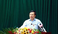 Phó Thủ tướng Phạm Bình Minh tiếp xúc cử tri Bà Rịa-Vũng Tàu