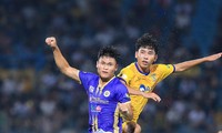 SLNA sẽ tiếp tục là thách thức với CLB Hà Nội trong cuộc đua vô địch Night Wolf V-League 2022. ảnh: Anh Tú