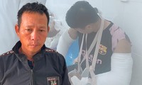 Ông Trương Đình Nhạt bị bắt giữ khẩn cấp để điều tra về hành vi Cố ý gây thương tích. Ảnh: (CA)