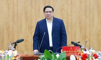 Hình ảnh Thủ tướng Phạm Minh Chính làm việc với lãnh đạo chủ chốt tỉnh Hải Dương