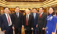 Tổng Bí thư dự Lễ kỷ niệm 60 năm Chủ tịch Hồ Chí Minh gặp mặt đội ngũ trí thức