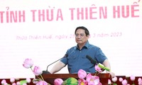 Thủ tướng Phạm Minh Chính làm việc với lãnh đạo chủ chốt tỉnh Thừa Thiên-Huế