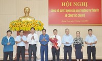 Công bố quyết định của Ban Thường vụ Tỉnh ủy Quảng Nam về công tác cán bộ