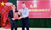 Appointing a Police colonel as Director of Kien Giang Department of Health