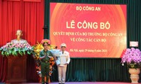 Công bố quyết định của Bộ trưởng Bộ Công an về công tác cán bộ