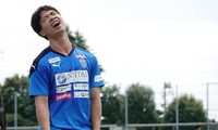 Công Phượng chia tay Yokohama FC sau 3 lần ra sân và 85 phút chơi bóng. Ảnh: Yokohama FC