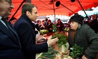 Tổng thống đắc cử của Pháp Emmanuel Macron. Ảnh: AFP